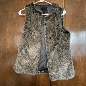 Banana Republic Faux Fur Vest